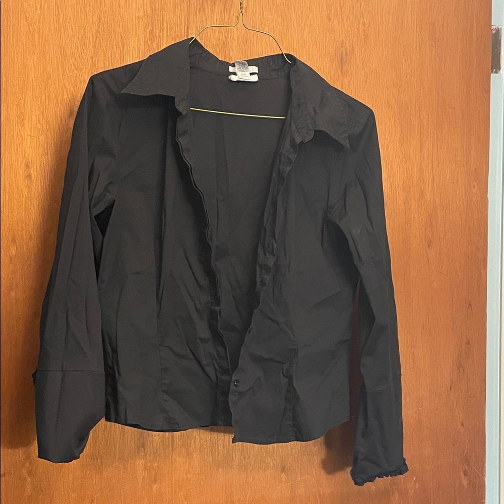 Old Navy Black Button Down Shirt for Women
